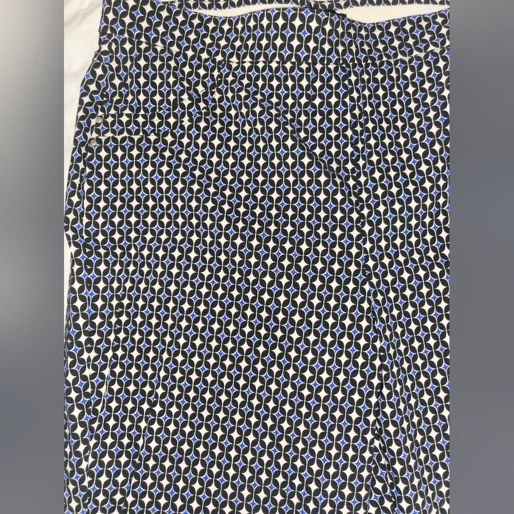 Diamond and Circle Patterned Pants